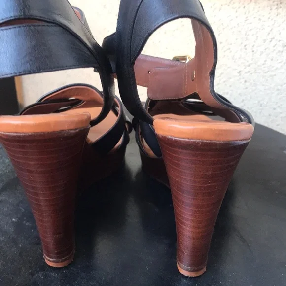 Celine Black Wedge Shoe - Picture 9 of 16